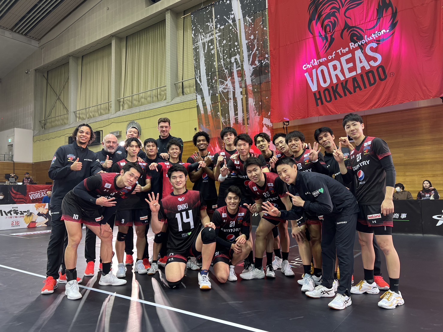 2023-24 V.LEAGUE ヴォレアス北海道戦 サントリーサンバーズ大阪